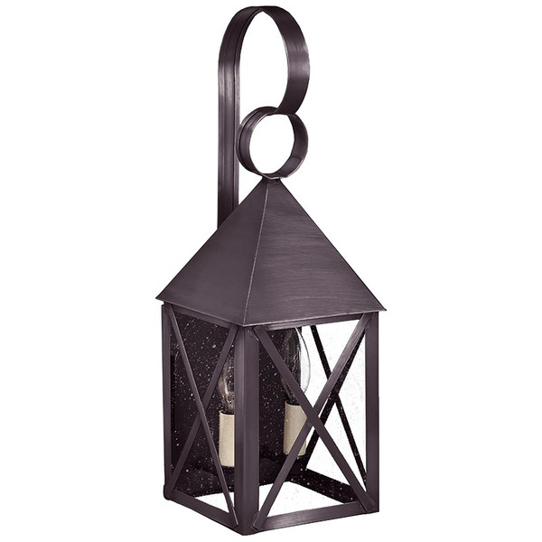 Northeast Lantern - 7031-DB-LT2-SMG - Two Light Wall Mount - York - Dark Brass