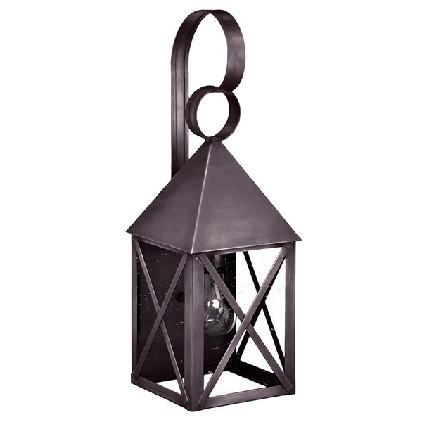 Northeast Lantern - 7031-DB-MED-CSG - One Light Wall Mount - York - Dark Brass