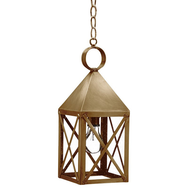 Northeast Lantern - 7032-AB-MED-SMG - One Light Hanging Lantern - York - Antique Brass