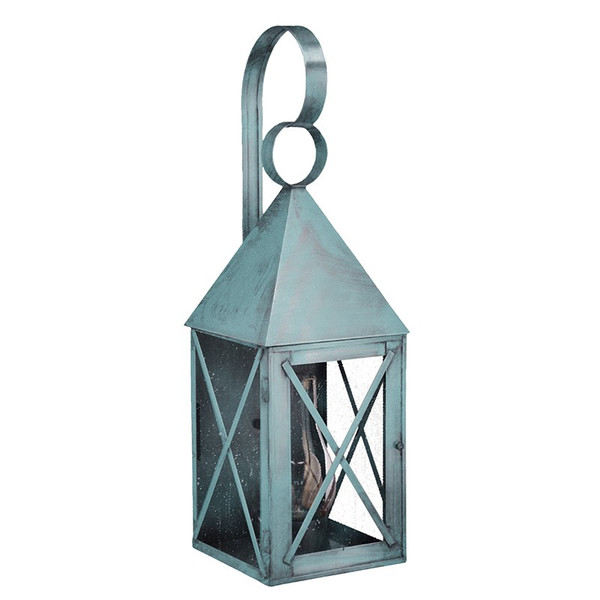 Northeast Lantern - 7051-VG-CIM-SMG - One Light Wall Mount - York - Verdi Gris