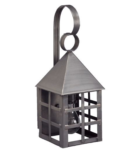 Northeast Lantern - 7111-DB-MED-CLR - One Light Wall Mount - York - Dark Brass
