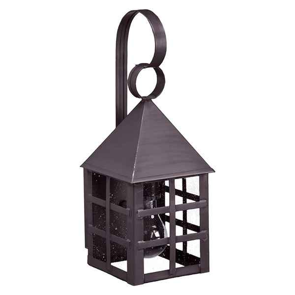 Northeast Lantern - 7111-DB-MED-SMG - One Light Wall Mount - York - Dark Brass