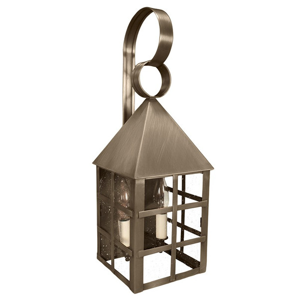 Northeast Lantern - 7131-DAB-LT2-SMG - Two Light Wall Mount - York - Dark Antique Brass