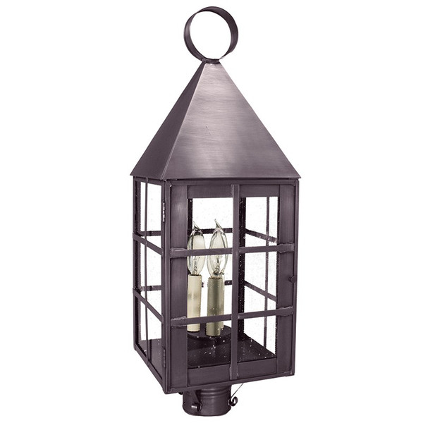 Northeast Lantern - 7153-DB-LT3-SMG - Three Light Post Mount - York - Dark Brass