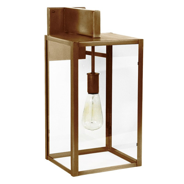 Northeast Lantern - 7527-AB-MED-CLR - One Light Wall Mount - Midtown - Antique Brass