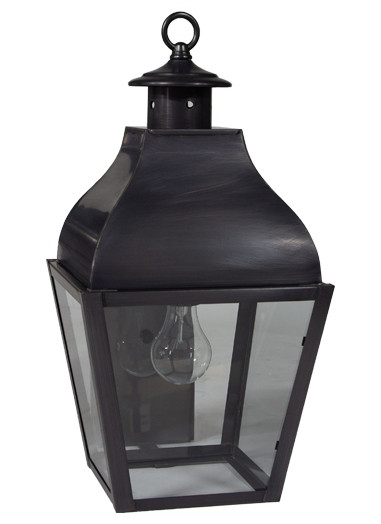 Northeast Lantern - 7631-DB-MED-CLR - One Light Wall Mount - Stanfield - Dark Brass