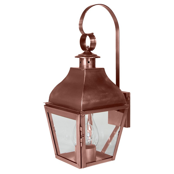 Northeast Lantern - 7637-AC-CIM-CLR - One Light Wall Mount - Stanfield - Antique Copper