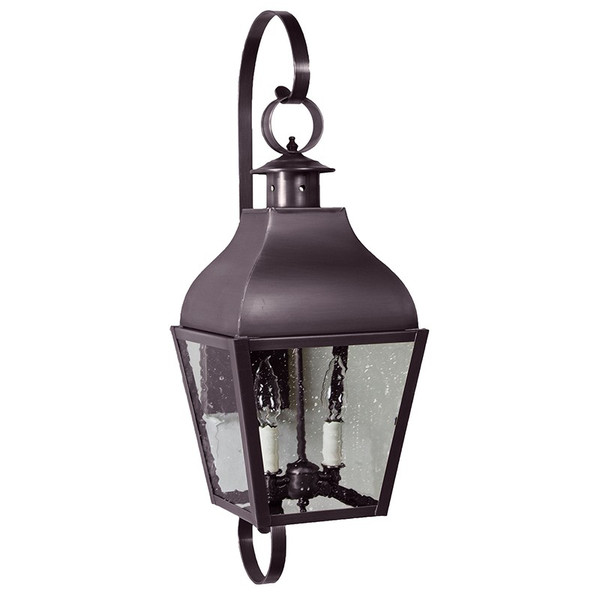 Northeast Lantern - 7638-DB-LT2-SMG - Two Light Wall Mount - Stanfield - Dark Brass