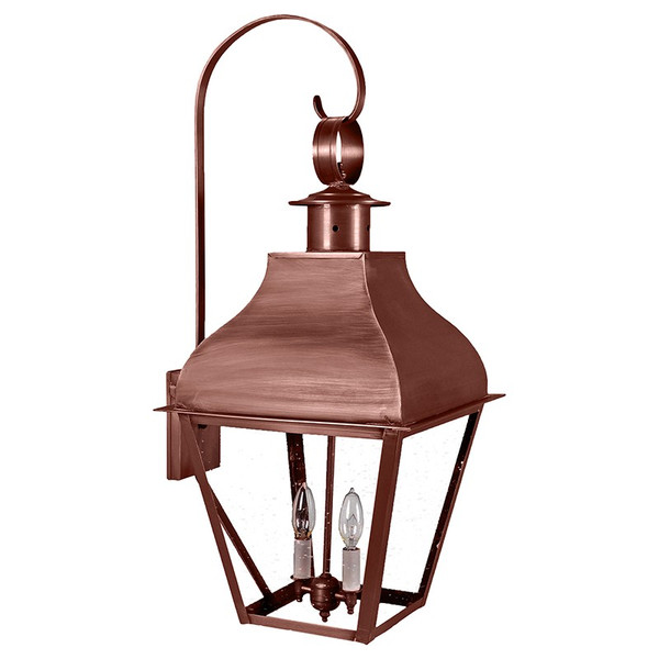 Northeast Lantern - 7647-AC-LT2-CSG - Two Light Wall Mount - Stanfield - Antique Copper