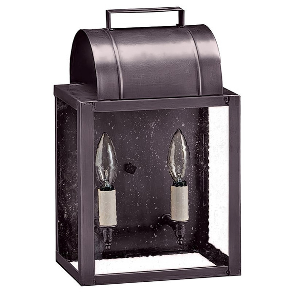 Northeast Lantern - 8021-DB-LT2-SMG - Two Light Wall Mount - Livery - Dark Brass