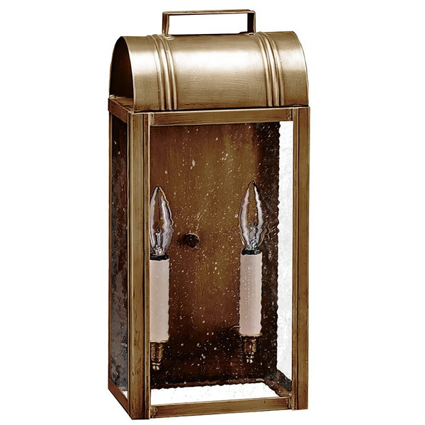 Northeast Lantern - 8031-AB-LT2-SMG - Two Light Wall Mount - Livery - Antique Brass