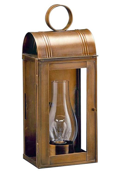 Northeast Lantern - 8041-AB-CIM-CLR - One Light Wall Mount - Livery - Antique Brass