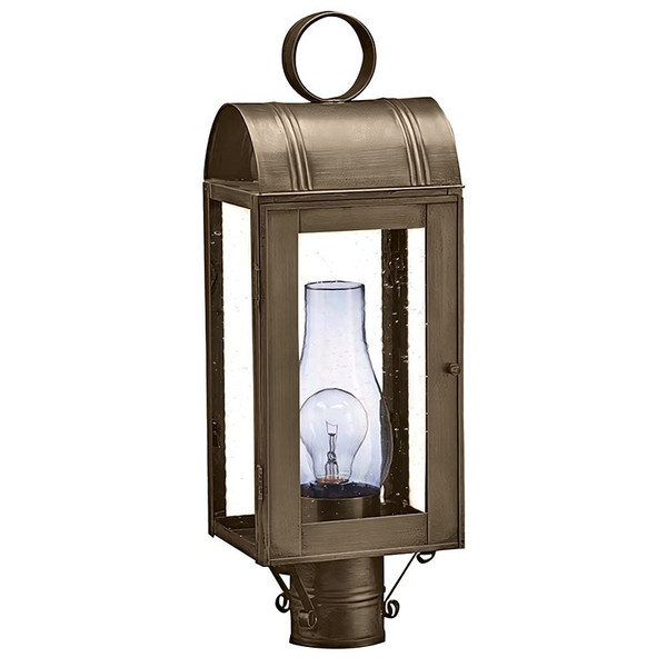 Northeast Lantern - 8043-DAB-CIM-CSG - One Light Post Mount - Livery - Dark Antique Brass