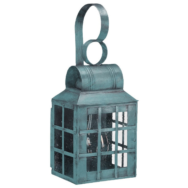 Northeast Lantern - 8131-VG-CIM-SMG - One Light Wall Mount - Lynn - Verdi Gris