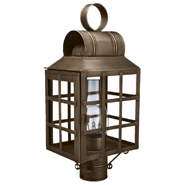 Northeast Lantern - 8133-DAB-CIM-CLR - One Light Post Mount - Lynn - Dark Antique Brass