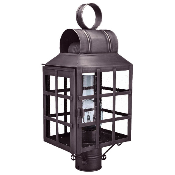 Northeast Lantern - 8133-DB-CIM-CSG - One Light Post Mount - Lynn - Dark Brass