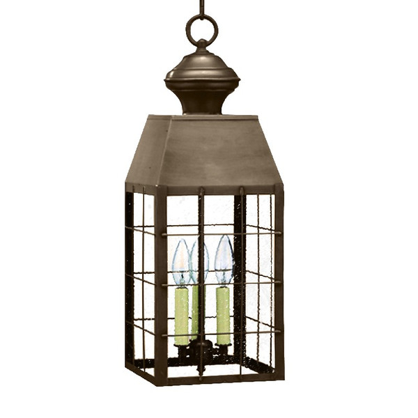 Northeast Lantern - 8352-DAB-LT3-SMG - Three Light Hanging Lantern - Woodcliffe - Dark Antique Brass