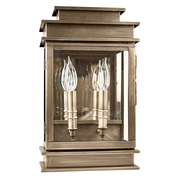 Northeast Lantern - 8811-DAB-LT2-CLR-PM - Two Light Wall Mount - Empire - Dark Antique Brass