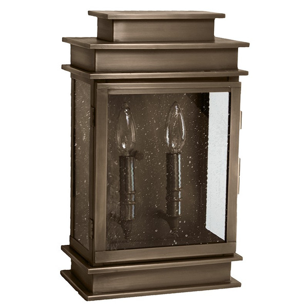 Northeast Lantern - 8811-DAB-LT2-SMG - Two Light Wall Mount - Empire - Dark Antique Brass