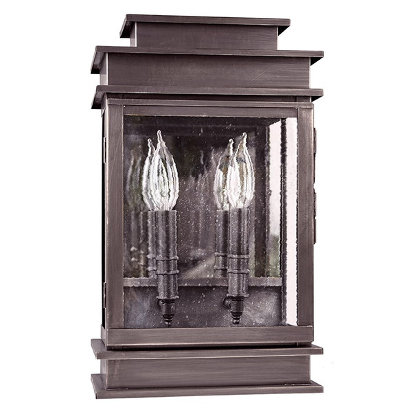 Northeast Lantern - 8811-DB-LT2-SMG-PM - Two Light Wall Mount - Empire - Dark Brass