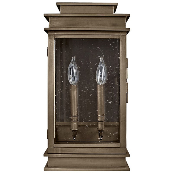 Northeast Lantern - 8831-DAB-LT2-CSG-PM - Two Light Wall Mount - Empire - Dark Antique Brass