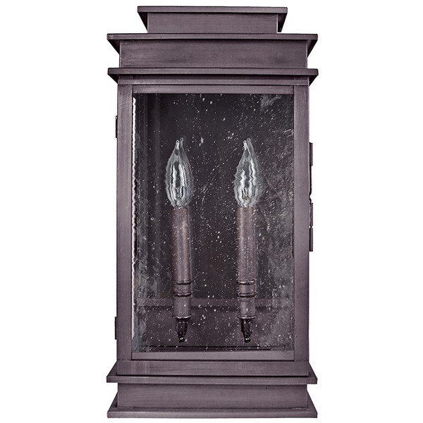 Northeast Lantern - 8831-DB-LT2-SMG-PM - Two Light Wall Mount - Empire - Dark Brass