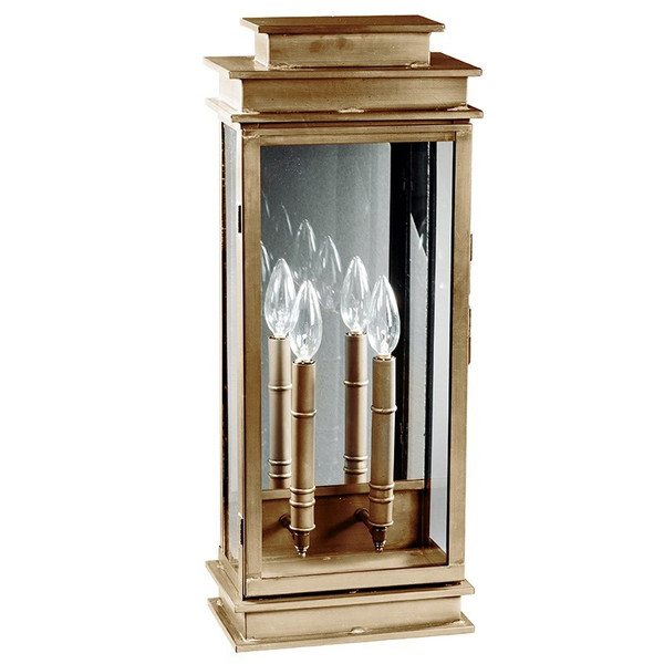 Northeast Lantern - 8851-AB-LT2-CLR-PM - Two Light Wall Mount - Empire - Antique Brass