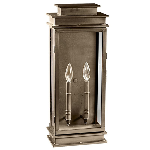 Northeast Lantern - 8851-DAB-LT2-CLR - Two Light Wall Mount - Empire - Dark Antique Brass