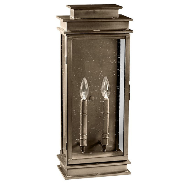 Northeast Lantern - 8851-DAB-LT2-CSG - Two Light Wall Mount - Empire - Dark Antique Brass