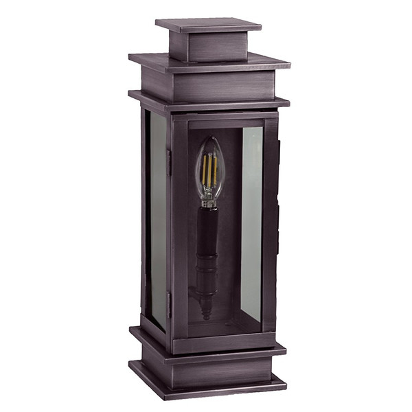 Northeast Lantern - 8911-DB-LT1-CLR - One Light Wall Mount - Empire - Dark Brass