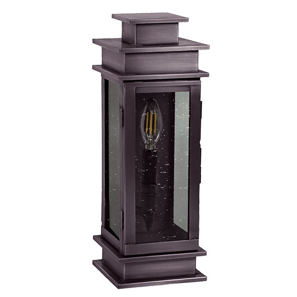 Northeast Lantern - 8911-DB-LT1-CSG - One Light Wall Mount - Empire - Dark Brass