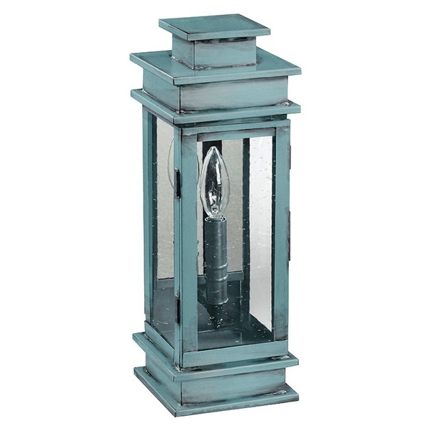 Northeast Lantern - 8911-VG-LT1-CSG-PM - One Light Wall Mount - Empire - Verdi Gris