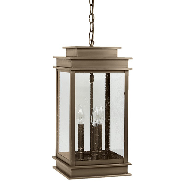 Northeast Lantern - 8932-DAB-LT3-SMG - Three Light Hanging Lantern - Empire - Dark Antique Brass