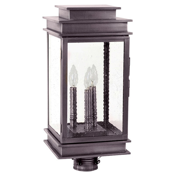 Northeast Lantern - 8933-DB-LT3-SMG - Three Light Post Mount - Empire - Dark Brass