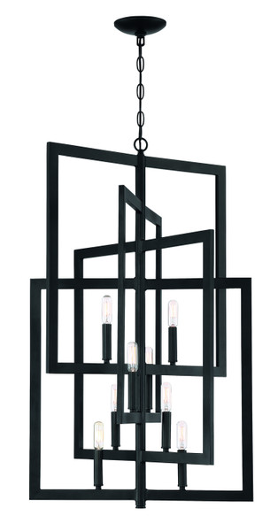 Craftmade - 44938-ESP - Eight Light Foyer Pendant - Portrait - Espresso