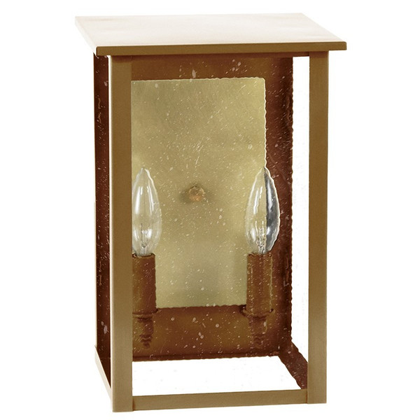 Northeast Lantern - 8971R-AB-LT2-SMG-BR85 - Two Light Wall Lantern - Ashford - Antique Brass