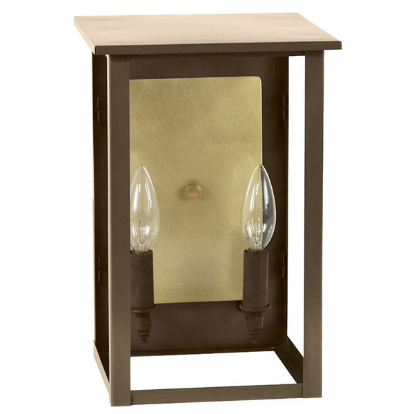 Northeast Lantern - 8971R-DAB-LT2-CLR-BR85 - Two Light Wall Lantern - Ashford - Dark Antique Brass