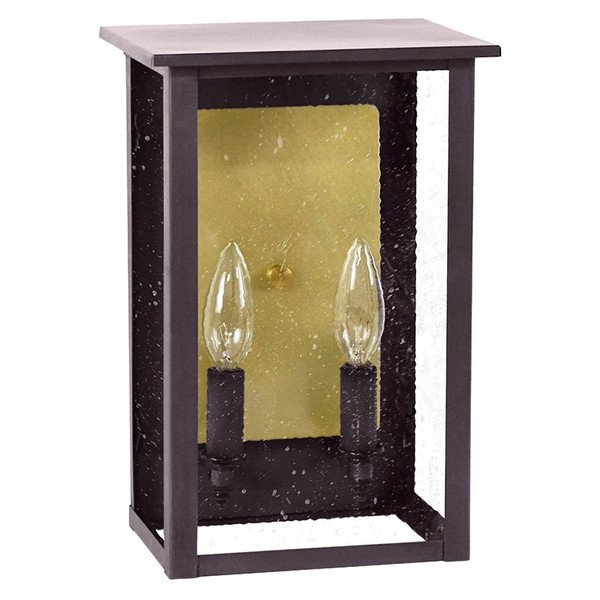 Northeast Lantern - 8991R-DB-LT2-SMG-BR85 - Two Light Wall Lantern - Ashford - Dark Brass