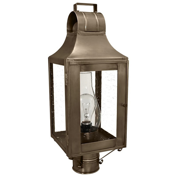 Northeast Lantern - 9033-DAB-CIM-CSG - One Light Post Mount - Livery - Dark Antique Brass