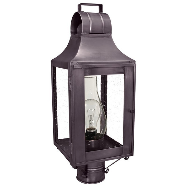 Northeast Lantern - 9033-DB-CIM-CSG - One Light Post Mount - Livery - Dark Brass