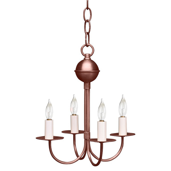 Northeast Lantern - 904-AC-LT4 - Four Light Hanging Lantern - Chandelier - Antique Copper
