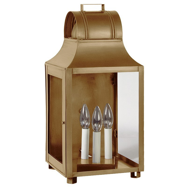 Northeast Lantern - 9051-AB-LT3-CLR - Three Light Wall Mount - Livery - Antique Brass