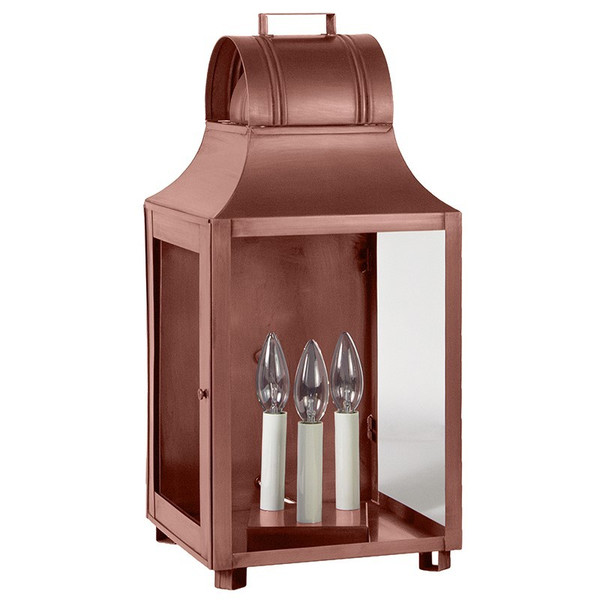 Northeast Lantern - 9051-AC-LT3-CLR - Three Light Wall Mount - Livery - Antique Copper