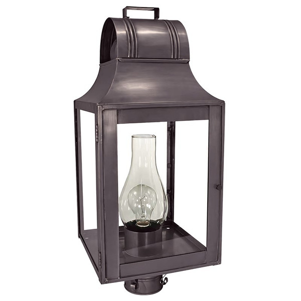 Northeast Lantern - 9053-DB-CIM-CLR - One Light Post Mount - Livery - Dark Brass