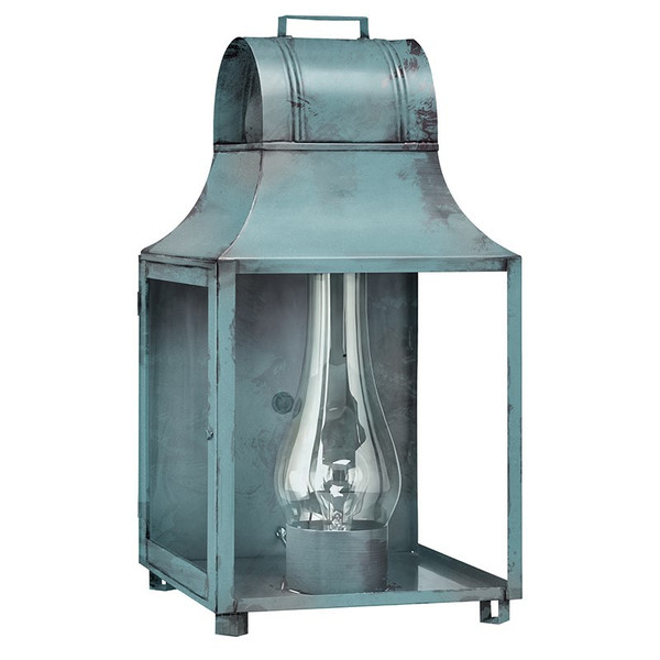 Northeast Lantern - 9061-VG-CIM-CLR - One Light Wall Mount - Livery - Verdi Gris