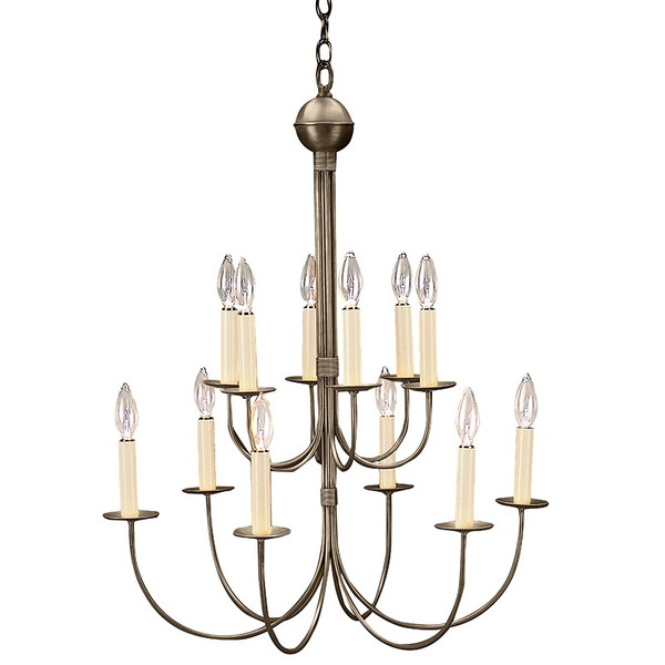Northeast Lantern - 912-DAB-LT12 - 12 Light Hanging Lantern - Chandelier - Dark Antique Brass