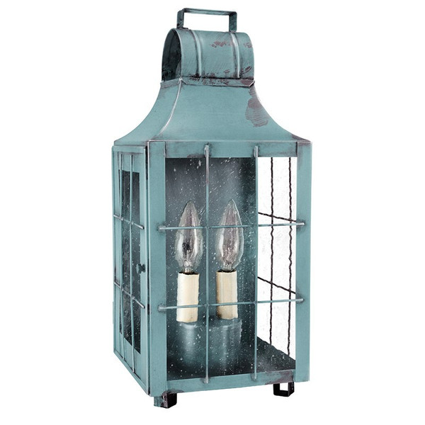 Northeast Lantern - 9231-VG-LT2-SMG - Two Light Wall Mount - Livery - Verdi Gris