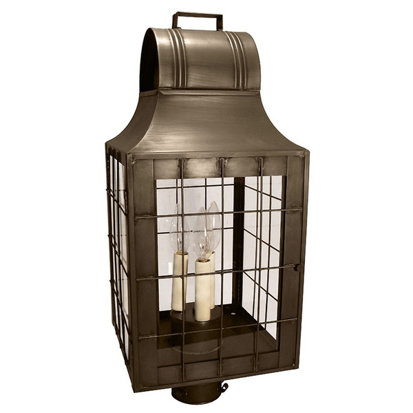 Northeast Lantern - 9253-DAB-LT3-CLR - Three Light Post Mount - Livery - Dark Antique Brass