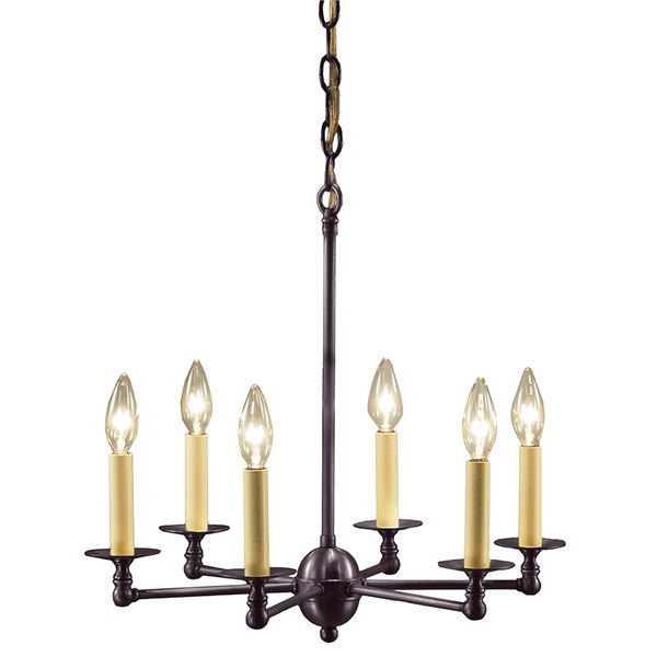 Northeast Lantern - 935-DB-LT6 - Six Light Hanging Lantern - Chandelier - Dark Brass