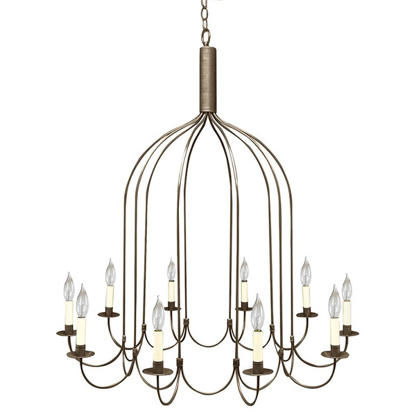 Northeast Lantern - 939-DAB-LT10 - Ten Light Hanging Lantern - Chandelier - Dark Antique Brass